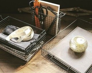 100均の焼き網がシンプルで使いやすいワイヤーバスケットに変身！【初心者DIY術】