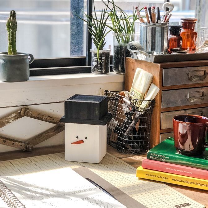 【親子でできるDIY】クリスマスに簡単スノーマン小物入れ♪