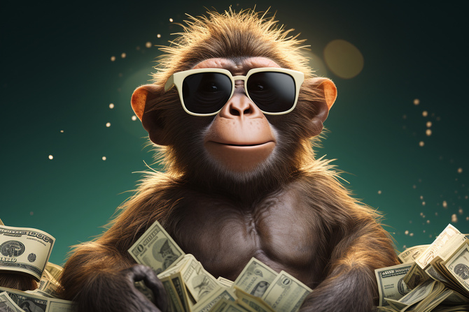 サルには分からない4つの『お金のもんだい』の問題