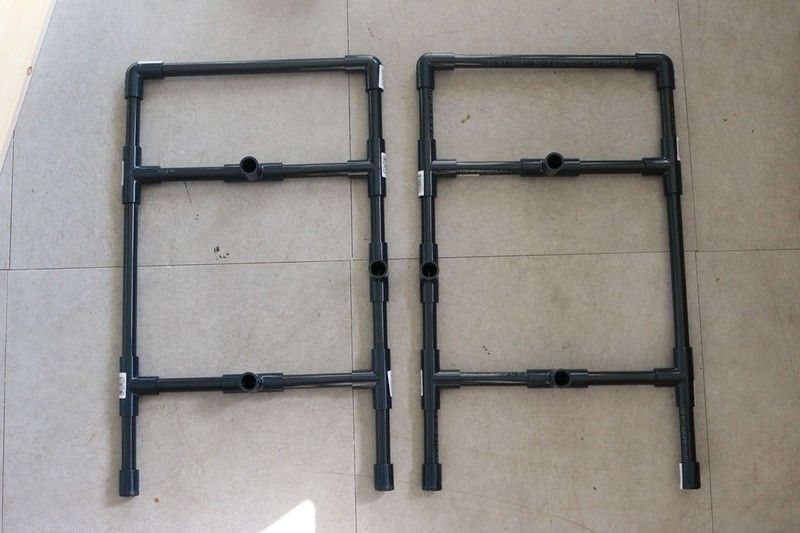 2. 順番に繋ぎ合わせて、同じものをもう一つ作る。