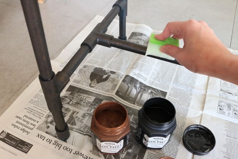 アイアンペイントで塗装する