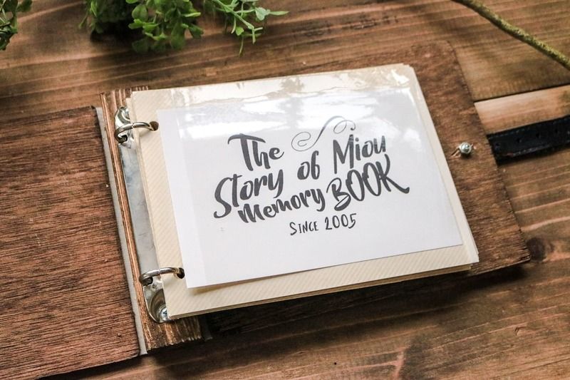 台紙をセットして完成