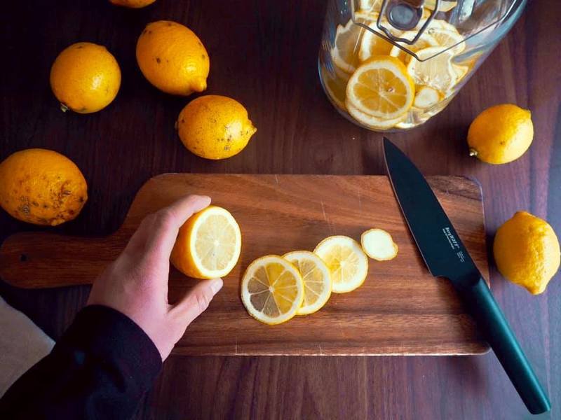 レモンを切りすぎちゃうぐらい