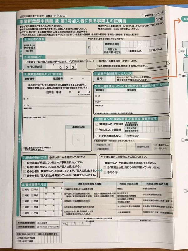 勤務先からの書類