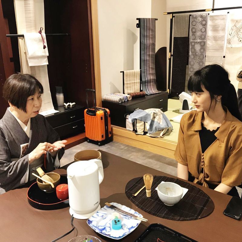 先生に伝授していただく