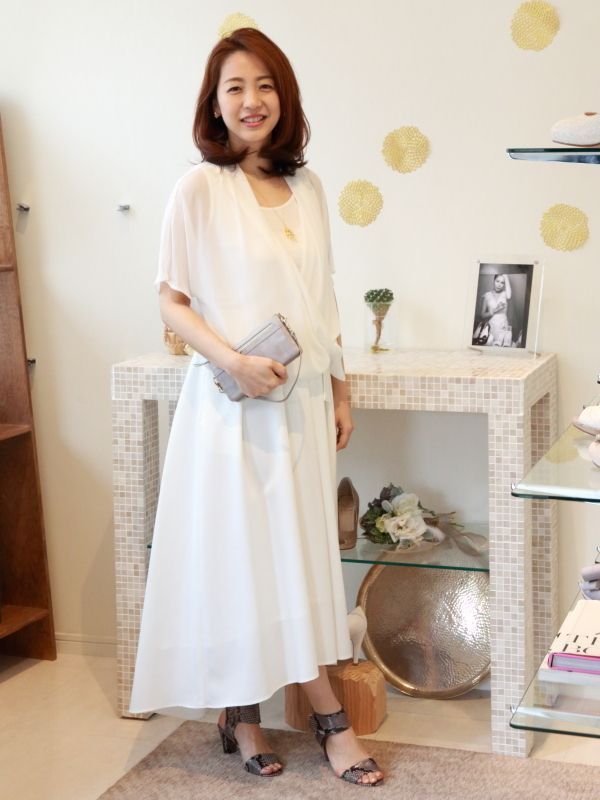 フィッシュテールスカート＋サンダル