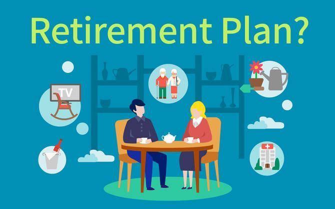 老後について話す夫婦イメーイ