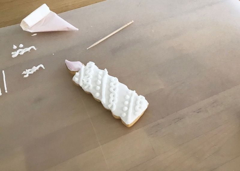 ろうそくのデコレーション