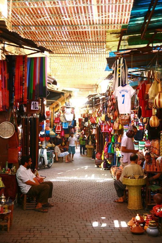 モロッコのバザール