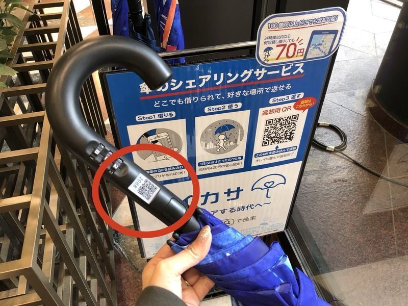 柄のQRコード