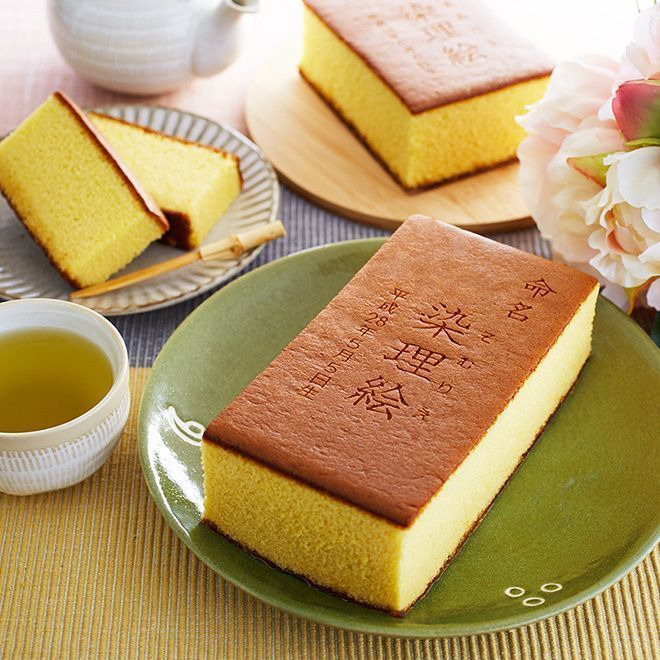 名入れしてある内祝いのスイーツ