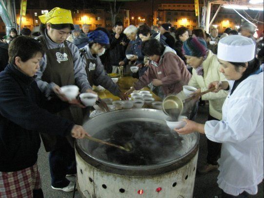 佐世保朝市 ぜんざい会