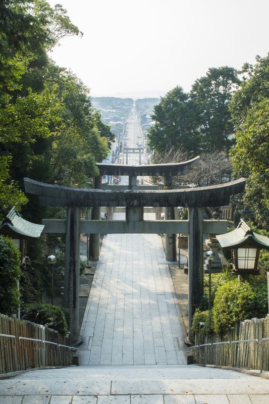 宮地嶽神社の参道