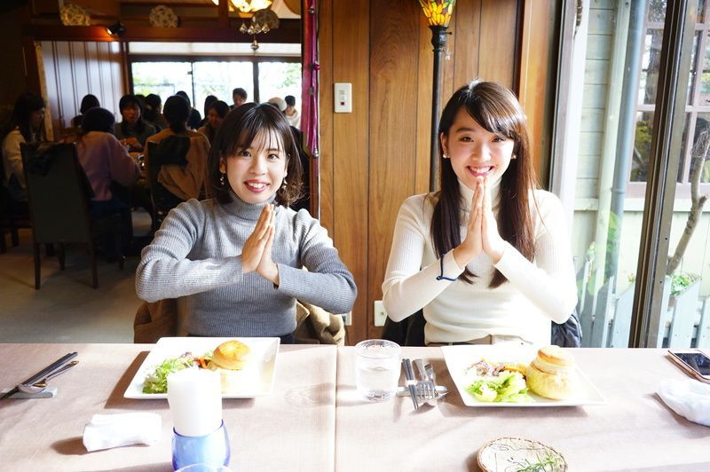 イングリッシュガーデンのランチコースをいただきます