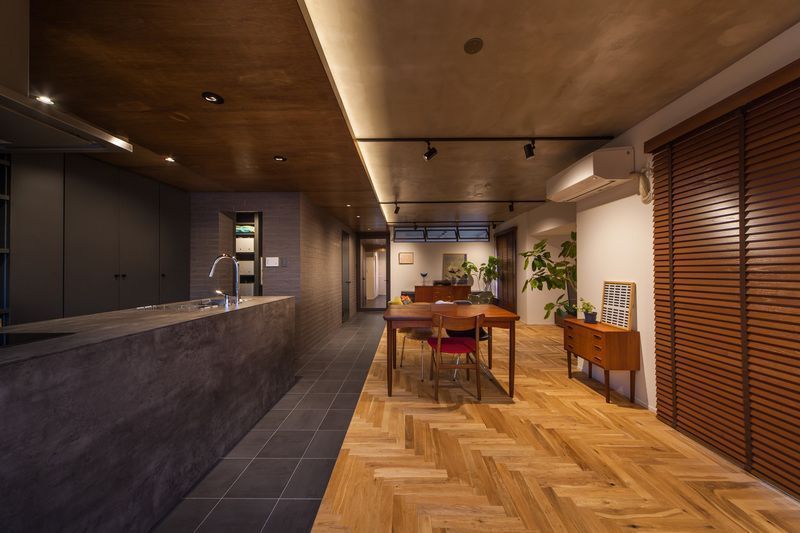 キッチンとリビング