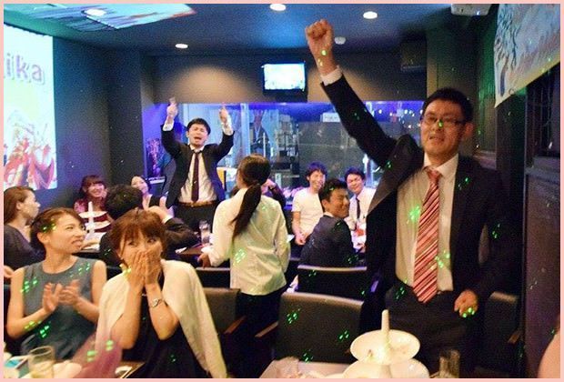 結婚式二次会で盛り上がる