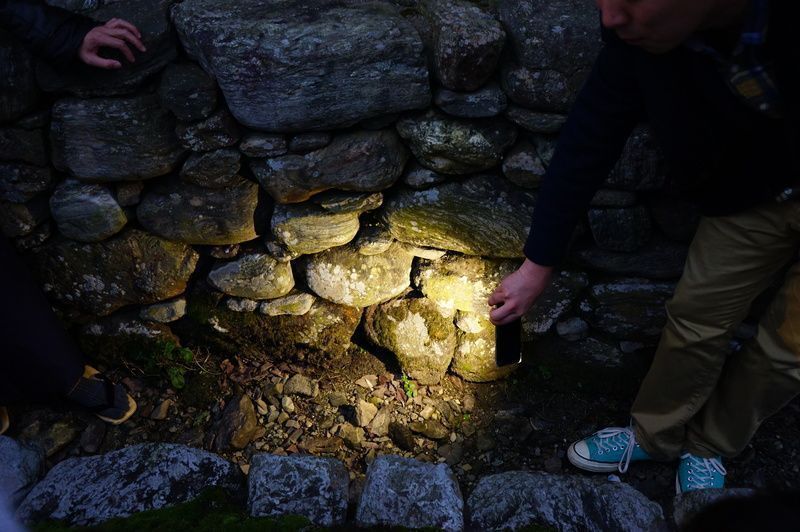 ハートの石発見