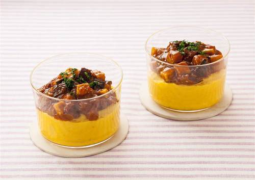 なすとミートソースのパンプキンクリーム