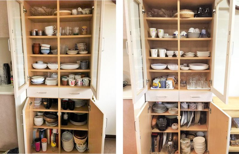 食器棚のビフォーアフター