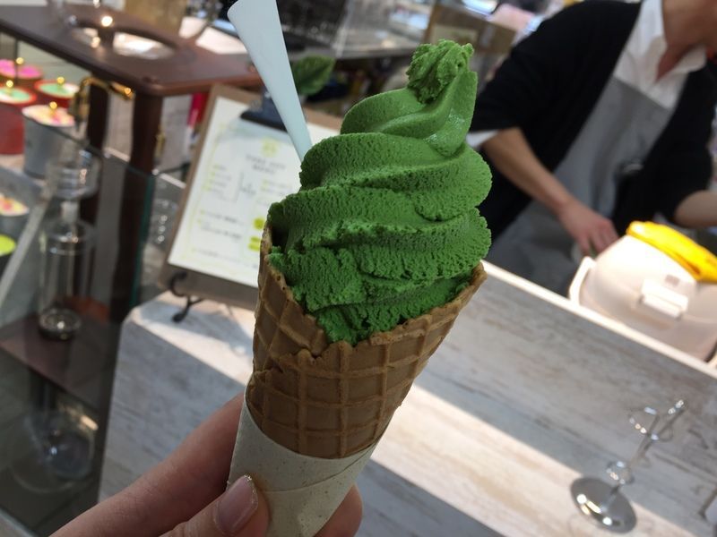 抹茶ソフトクリーム
