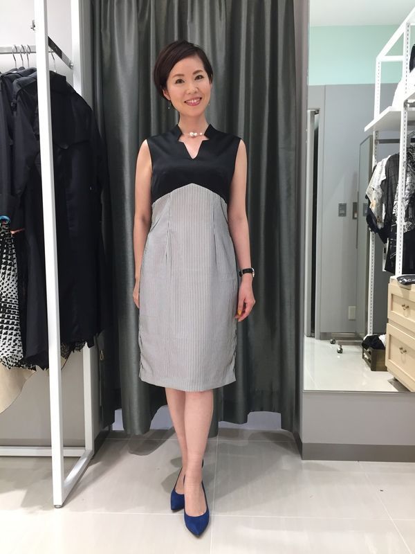 ブラックベロアワンピース