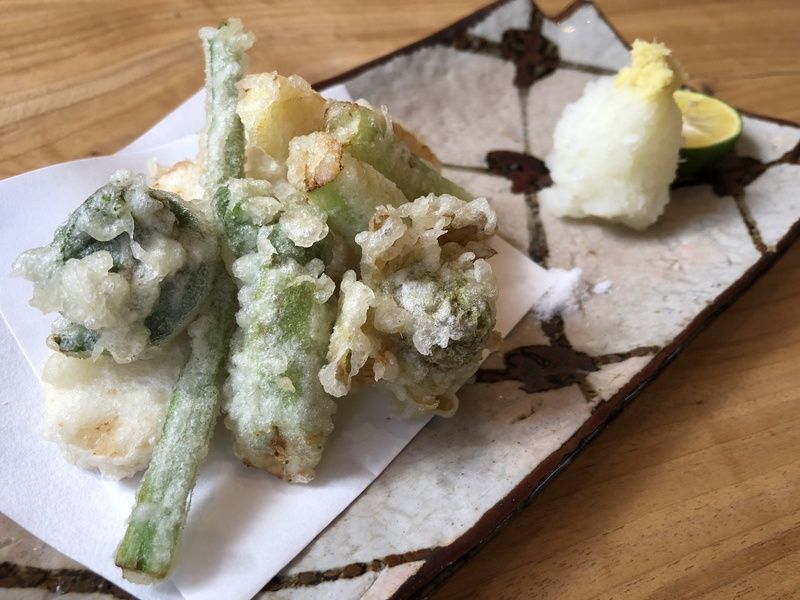 春野菜の天ぷら