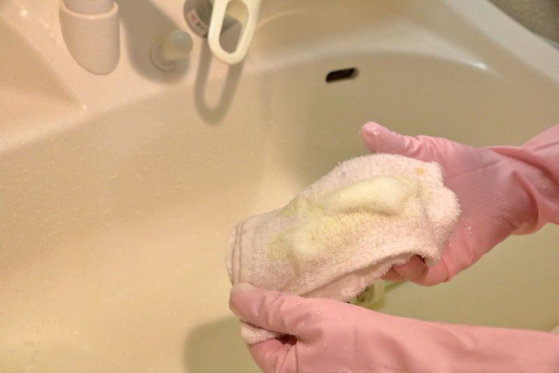 洗面所の掃除