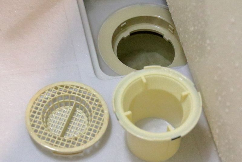 排水口の掃除完了