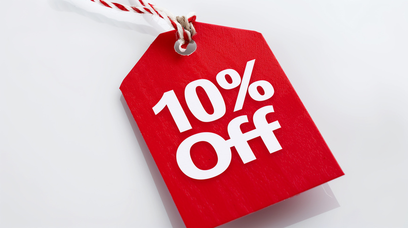 10%オフ