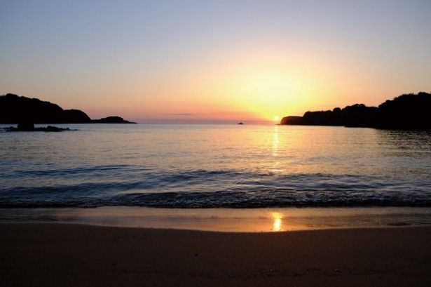 夕日