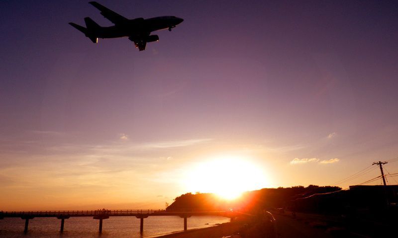 豊見城市「瀬長島」からの風景