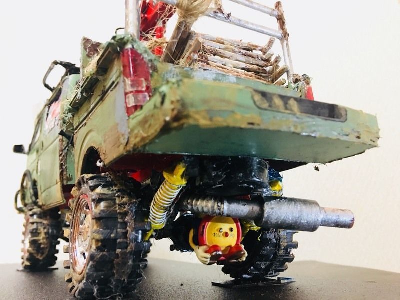 ハイエース改 ユニック車後方