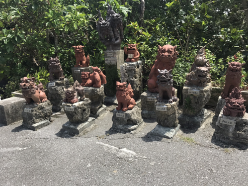 北中城村のシーサー