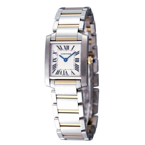 楽天【楽天市場】【tmwr】【Cartier/カルティエ】W51007Q4 WH タンクフランセーズ レディース腕時計