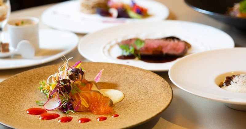 ディナーの料理