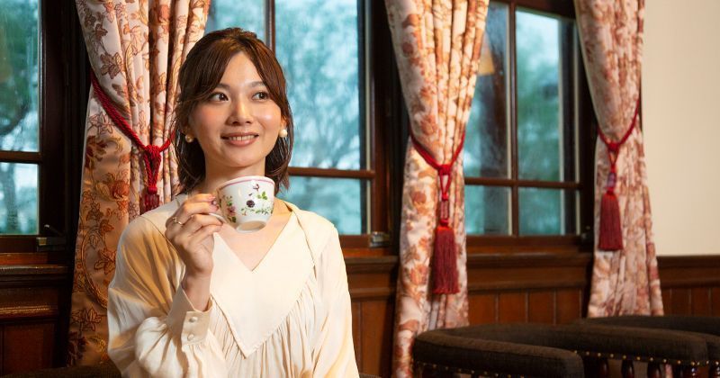 コーヒーを味わう