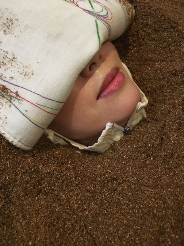 顔にも汗をかく山口さん