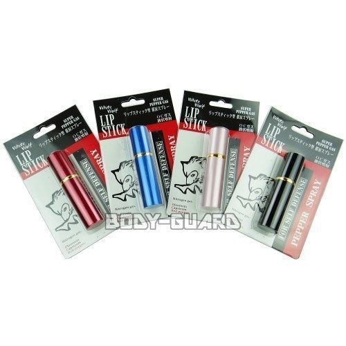 催涙スプレー ホワイトウルフ リップスティック型【防犯グッズの販売店ボディーガード 本店】