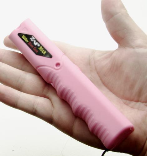「ライト付き80万ボルトスティック型スタンガン(ZAP-STK800FP)」ピンク | スタンガン | 防犯グッズ・護身用品の防犯百貨
