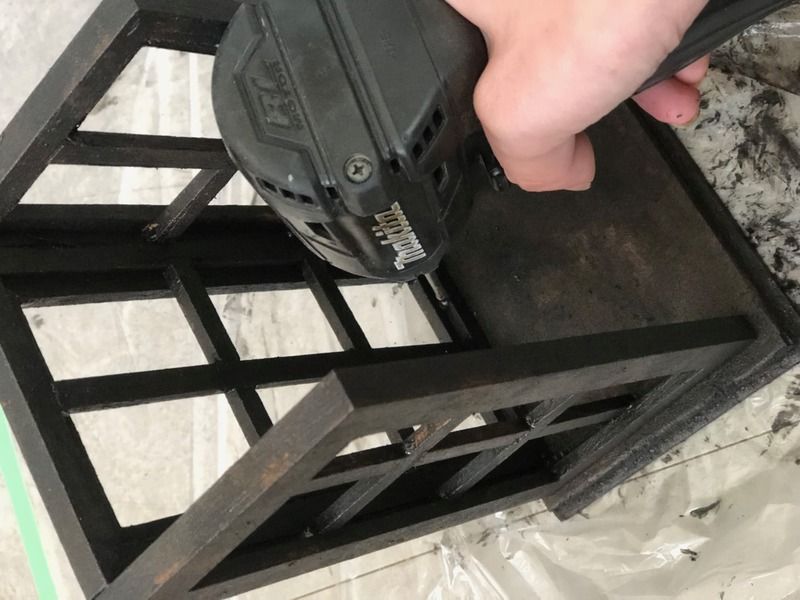 ミニビスで固定