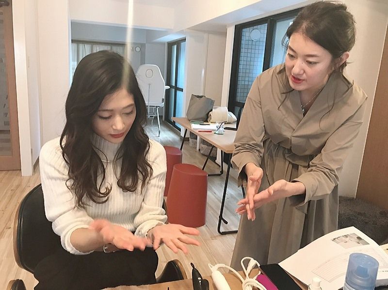 オイルをなじませる