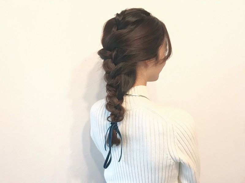 編み込みの八波さん