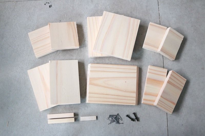 スノーマン型小物入れの材料