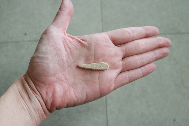 こんな感じにカット