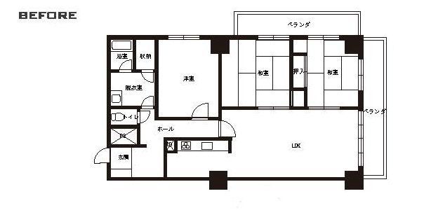 リノベーション前図面