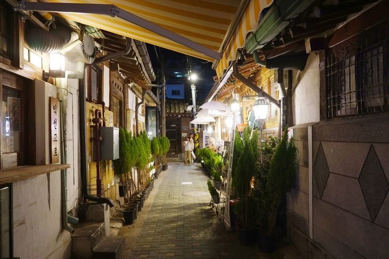 益善洞（イクソンドン）の韓屋カフェ通り